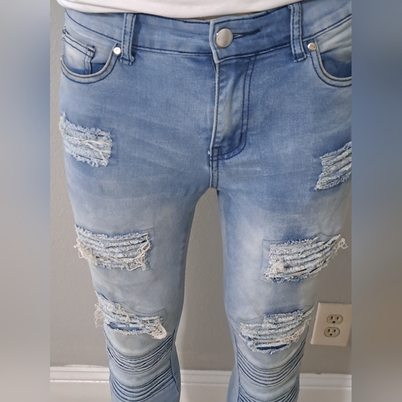 Hustle Men's Jeans, Slim Skinny Size 30. - Picture 15 of 16